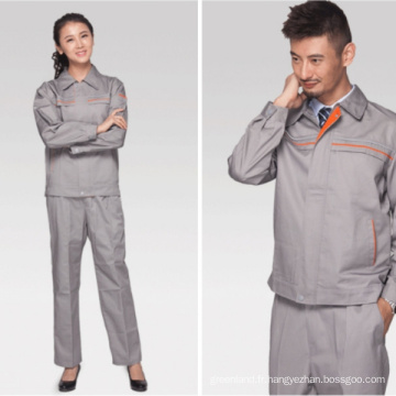 Cotton Soft Worker Uniform pour filles Worker Clothes Factory Working Uniform Polyester Antistatique Vêtements de travail en gros
